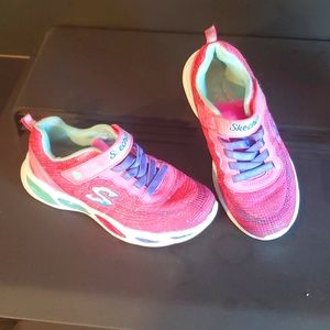 Skechers S-lights. Pink.
